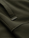 Ombre Clothing Herren-Bomber-Sweatshirt aus Baumwolle mit Reißverschluss khaki Ombre Clothing