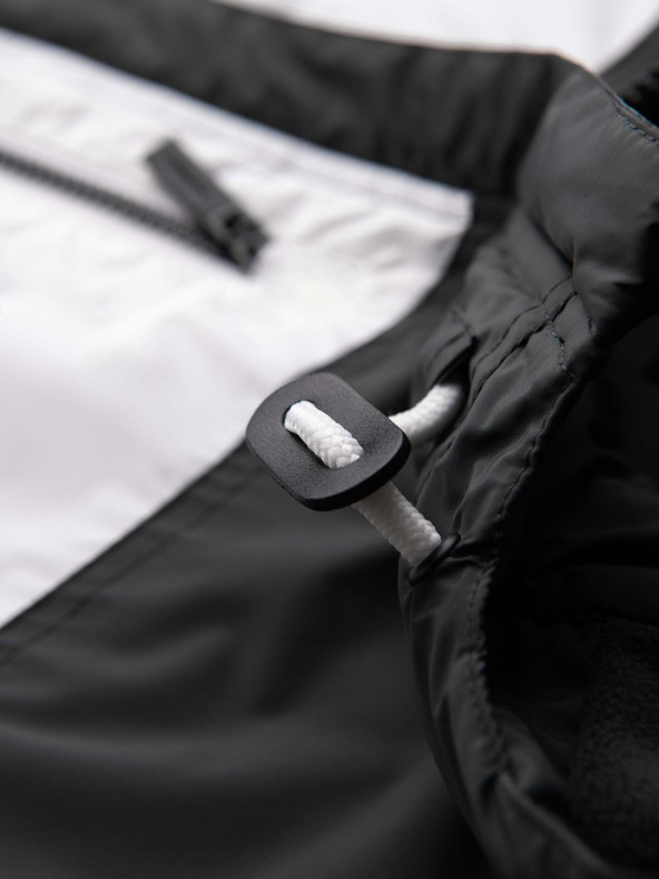 Ombre Clothing Leichte farbige Herren-Sportjacke mit Fleece blau Ombre Clothing