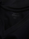 Ombre Clothing Herren-T-Shirt mit V-Ausschnitt SLIM FIT mit Elastan und Druck schwarz Ombre Clothing