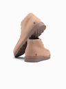Ombre Clothing Herrenstiefel aus Wildleder mit dicker Sohle beige Ombre Clothing
