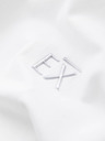 Ombre Clothing Herren SLIM FIT T-Shirt mit Elastan und Aufdruck weiß Ombre Kleidung