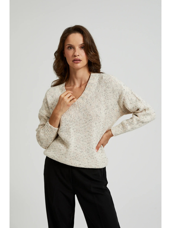 Moodo Moodo Beige Damen Pullover