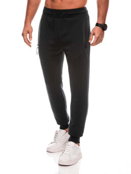 Edoti Schwarze Herren-Sweatpants Edoti