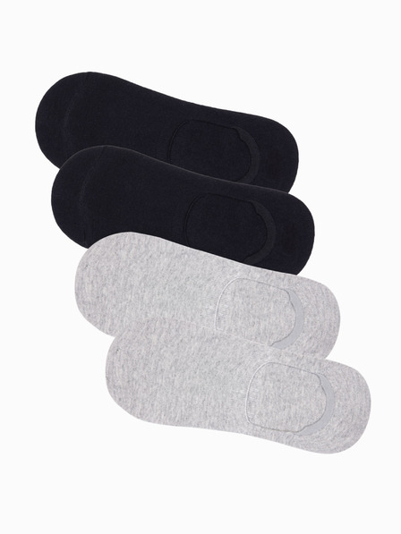 Ombre Clothing Herren 4er Pack Socken Schwarz Ombre Kleidung
