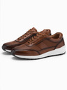 Ombre Clothing Herren Canvas-Sneakers braun Ombre Clothing