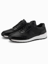 Ombre Clothing Herren Canvas-Sneaker schwarz Ombre Clothing