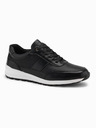 Ombre Clothing Herren Canvas-Sneaker schwarz Ombre Clothing