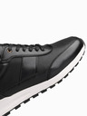 Ombre Clothing Herren Canvas-Sneaker schwarz Ombre Clothing