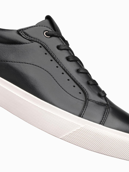 Ombre Clothing Herren Canvas-Sneaker schwarz Ombre Clothing