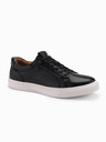 Ombre Clothing Herren Canvas-Sneaker schwarz Ombre Clothing