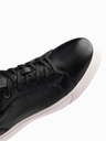 Ombre Clothing Herren Canvas-Sneaker schwarz Ombre Clothing