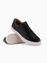 Ombre Clothing Herren Canvas-Sneaker schwarz Ombre Clothing