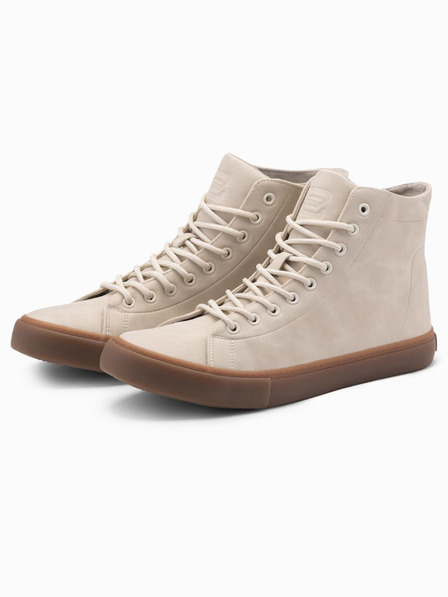 Ombre Clothing Herren-Sneaker mit Gummispitze beige Ombre Clothing