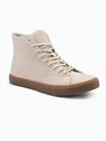 Ombre Clothing Herren-Sneaker mit Gummispitze beige Ombre Clothing