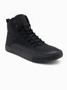 Ombre Clothing Herren-Turnschuhe mit hoher Gummispitze schwarz Ombre Clothing