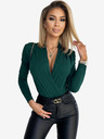 numoco Grüner Damen-Body mit Neckholder-Ausschnitt von Numoco