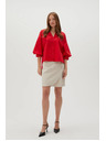 Moodo Rotes Damenhemd Moodo