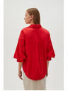 Moodo Rotes Damenhemd Moodo