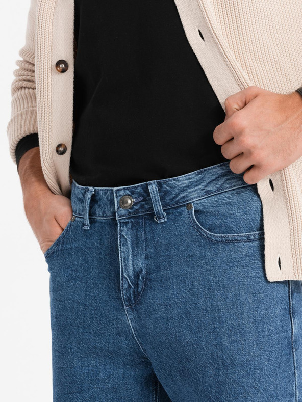 Ombre Clothing Herren Classic Washed Jeans REGULAR FIT Blau Ombre Kleidung