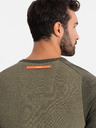 Ombre Clothing Herren Strickpullover RELAXED FIT mit Muster grün Ombre Kleidung