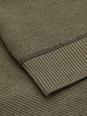 Ombre Clothing Herren Strickpullover RELAXED FIT mit Muster grün Ombre Kleidung