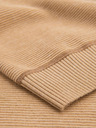 Ombre Clothing Herren Strickpullover RELAXED FIT mit Muster beige Ombre Kleidung