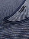 Ombre Clothing Herren Strickpullover RELAXED FIT mit Muster blau Ombre Kleidung