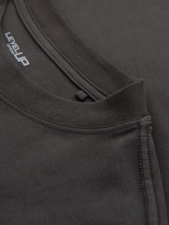 Ombre Clothing Herren-T-Shirt LOOSE FIT mit Tasche khaki Ombre Clothing