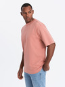 Ombre Clothing Herren LOOSE FIT T-Shirt mit Tasche orange Ombre Clothing