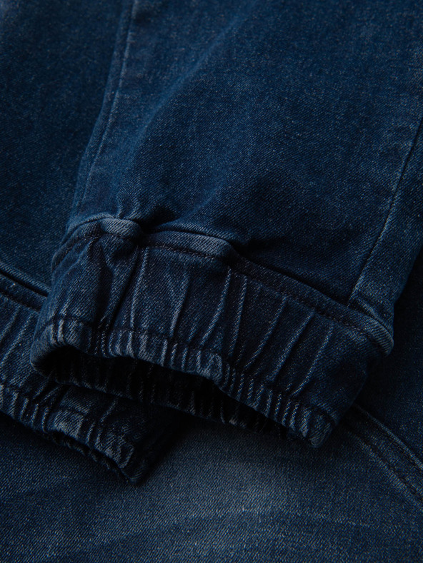 Ombre Clothing Herren Jogginghose mit Cargo-Taschen mit Reißverschluss blau Ombre Clothing