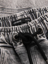 Ombre Clothing Herren JOGGERY Hose mit Reißverschlusstaschen grau Ombre Clothing