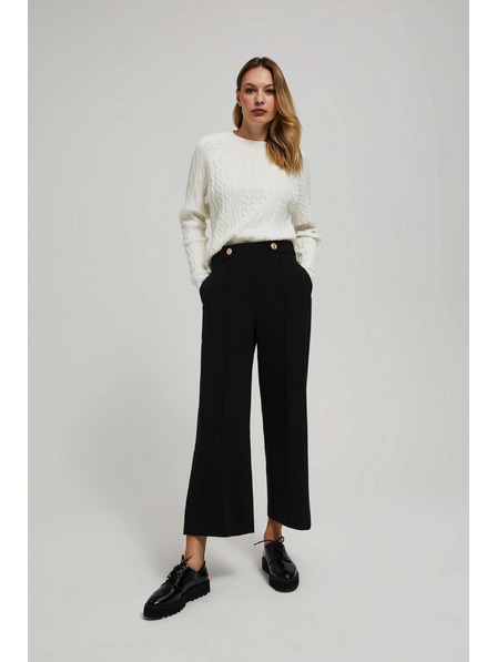 Moodo Schwarze Damenhosen Moodo