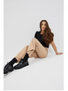 Moodo Moodo Beige Damenhosen