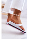 BIG STAR SHOES Damen-Flip-Flops auf dem Keil Big Star weiß