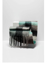 Moodo Moodo Plaid Damenschal Blau Grau