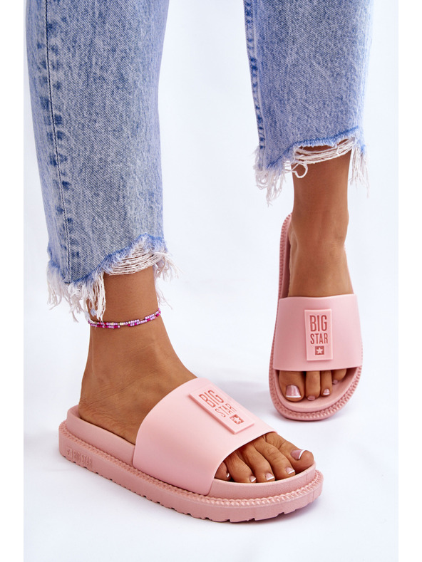 BIG STAR SHOES Damen Big Star Pantoffeln Hellrosa