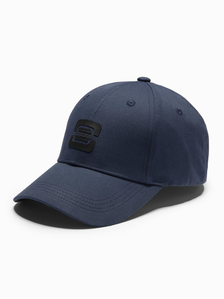 Ombre Clothing Herren-Baseballmütze mit Logo dunkelblau Ombre Clothing