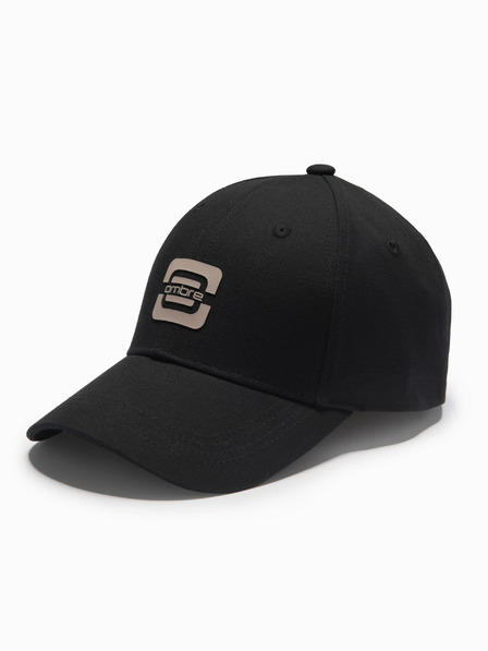 Ombre Clothing Herren-Baseballmütze mit Logo schwarz Ombre Clothing