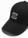 Ombre Clothing Herren-Baseballmütze mit Logo schwarz Ombre Clothing
