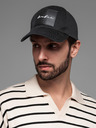 Ombre Clothing Herren-Baseballmütze mit großem Aufnäher schwarz Ombre Clothing