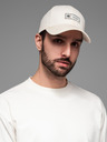 Ombre Clothing Herren-Baseballmütze mit Schirm und Aufnäher creme Ombre Clothing