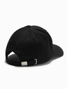 Ombre Clothing Herren-Schirmmütze mit rechteckigem Aufnäher schwarz Ombre Clothing