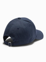 Ombre Clothing Herren-Baseballmütze mit rechteckigem Aufnäher dunkelblau Ombre Clothing