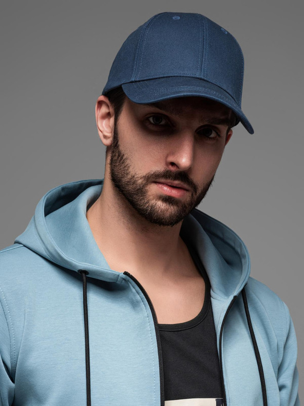 Ombre Clothing Herrenmütze einfarbig blau Ombre Clothing