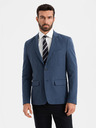 Ombre Clothing Eleganter Herren Blazer aus Wollmischung Marineblau Ombre Clothing