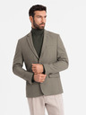 Ombre Clothing Eleganter Herren Blazer aus Wollmischung Khaki Ombre Kleidung