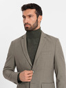 Ombre Clothing Eleganter Herren Blazer aus Wollmischung Khaki Ombre Kleidung