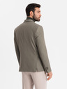 Ombre Clothing Eleganter Herren Blazer aus Wollmischung Khaki Ombre Kleidung