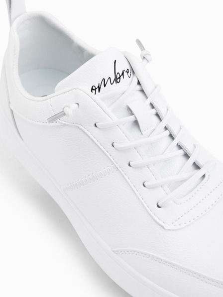 Ombre Clothing Unisex Herren Freizeitschuhe aus Öko-Nubuk weiß Ombre Clothing