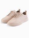 Ombre Clothing Unisex Herren Eco Nubuck Freizeitschuhe beige Ombre Kleidung